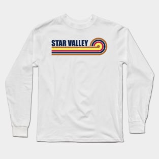 Star Valley Arizona horizontal sunset Long Sleeve T-Shirt